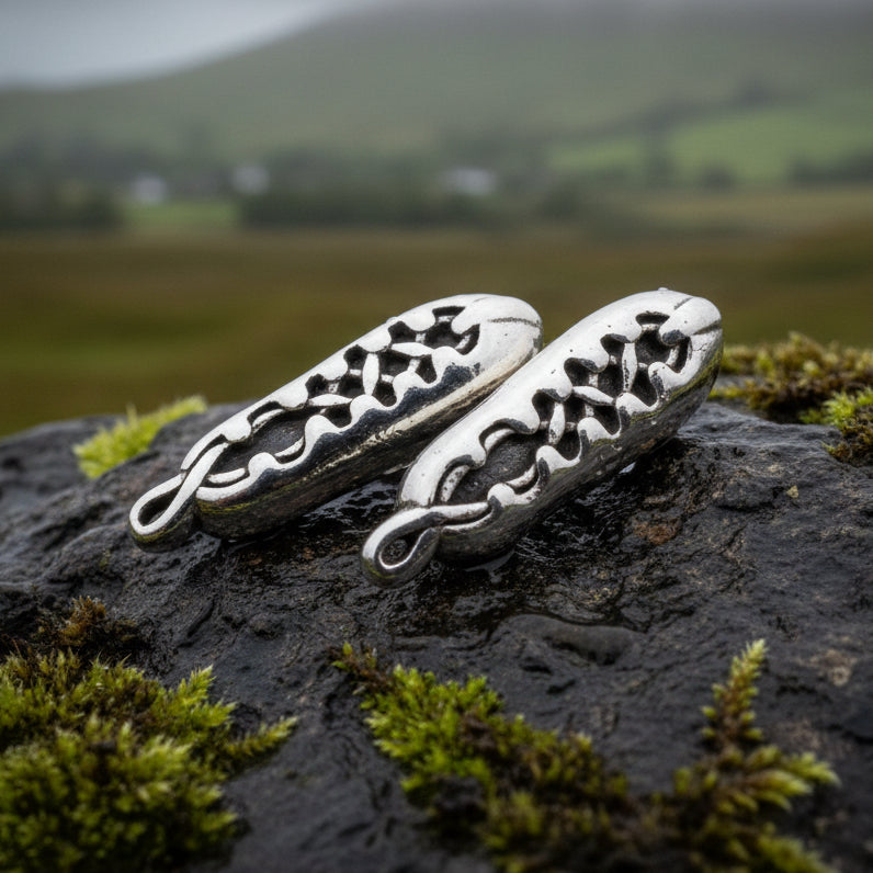 Irish Dance Shoe Earrings, Irish Dance Gift, Celtic Jewelry, Dance Jewelry, Ghillies Jewelry, Soft Shoe, Irish Jewelry, Irish Dancer Gift