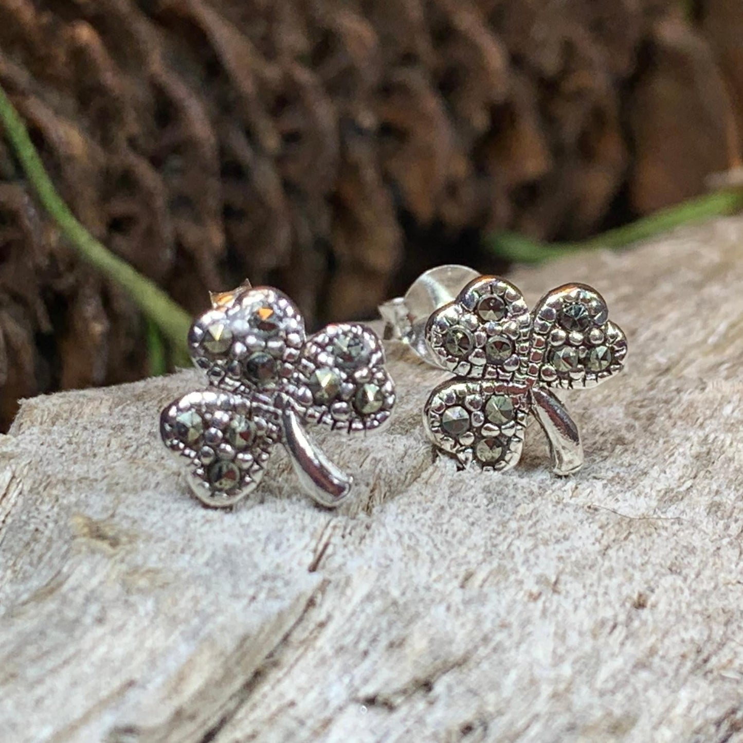 Shamrock Earrings, Celtic Jewelry, Celtic Knot, Clover Jewelry, Anniversary Gift, Irish Jewelry, Graduation Gift, Wife Gift, Girlfriend Gift