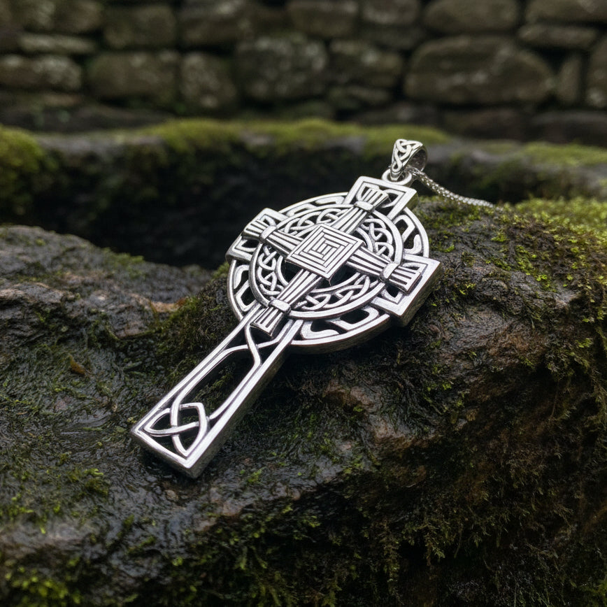 Saint Brigid's Cross, Celtic Cross Necklace, Irish Jewelry, Anniversary Gift, Religious Jewelry, Wiccan Jewelry, St. Bridget's Cross
