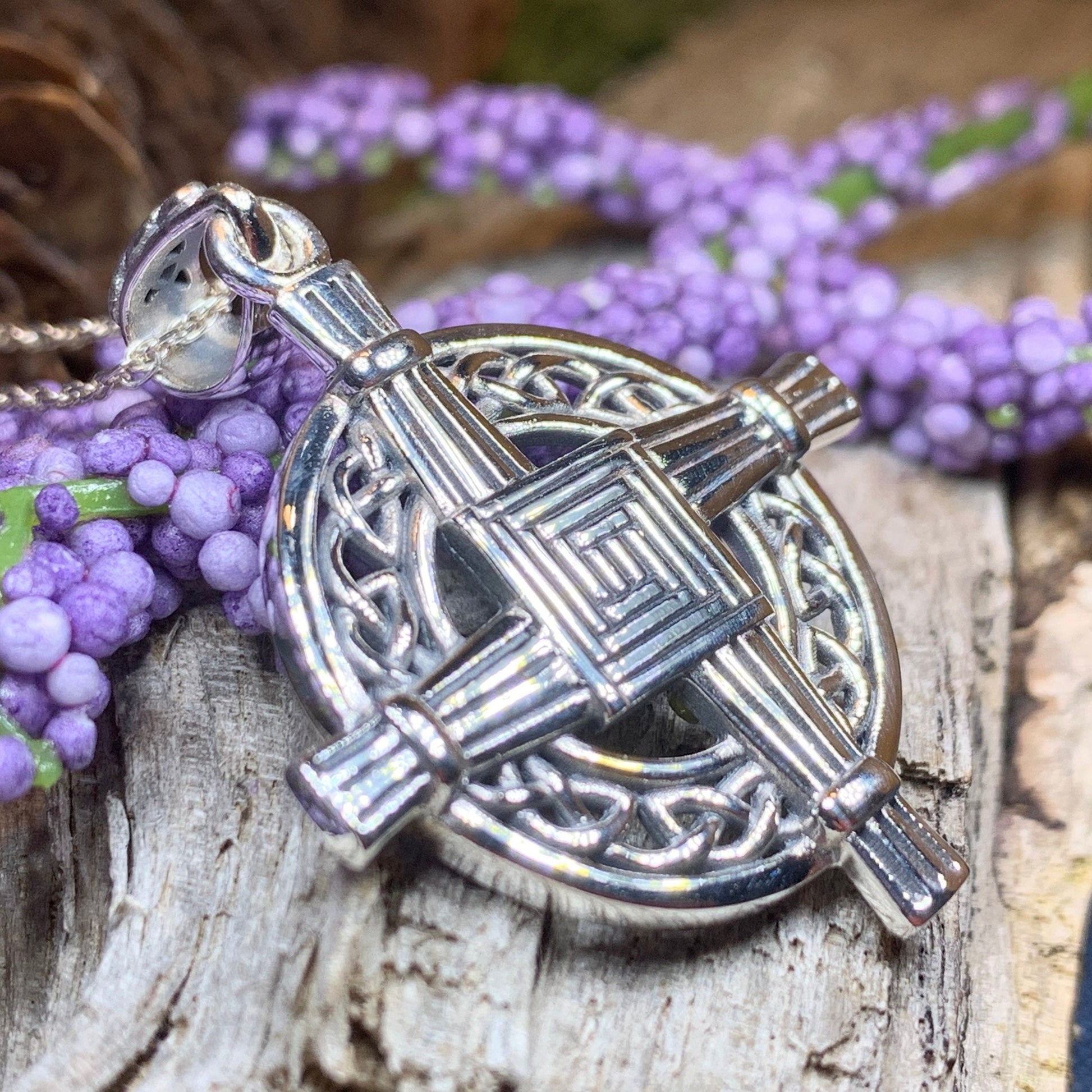 Saint Brigid's Cross, Celtic Cross Necklace, Irish Jewelry, Anniversary Gift, Religious Jewelry, Wiccan Jewelry, St. Bridget's Cross