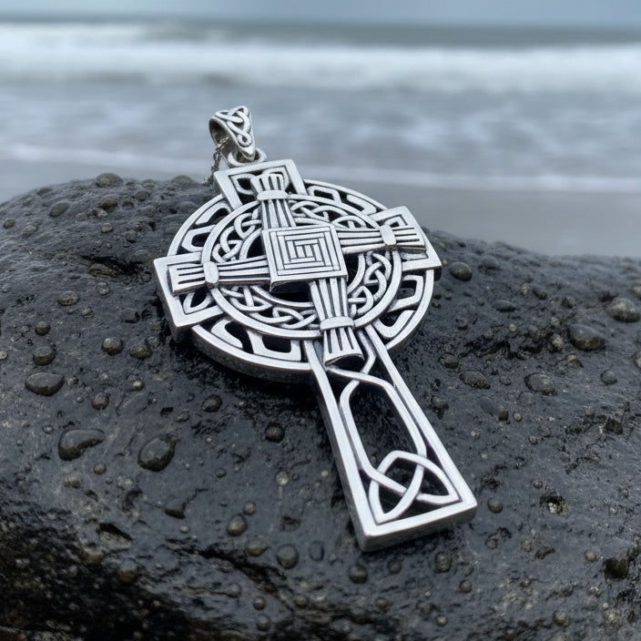 Saint Brigid's Cross, Celtic Cross Necklace, Irish Jewelry, Anniversary Gift, Religious Jewelry, Wiccan Jewelry, St. Bridget's Cross