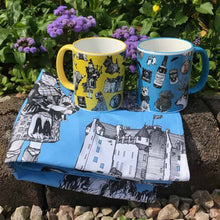 Load image into Gallery viewer, Scotland Love Mug, Scotland Gift, Scottish Mug, Ceramic Mug, Bagpiper Gift, Outlander Gift, Coffee Mug Gift, Mom Gift, Dad Gift, Wife Gift
