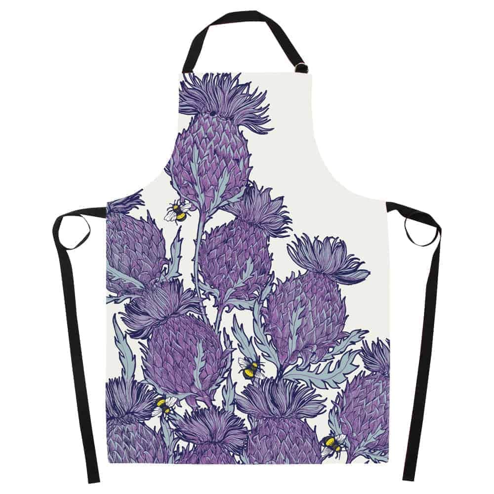 Highland Terrier Apron, Scotland Gift, Scottish Westie Apron, Dog Lover Gift, Outlander Gift, Highland Dog Gift, Mom Gift, Sister Gift