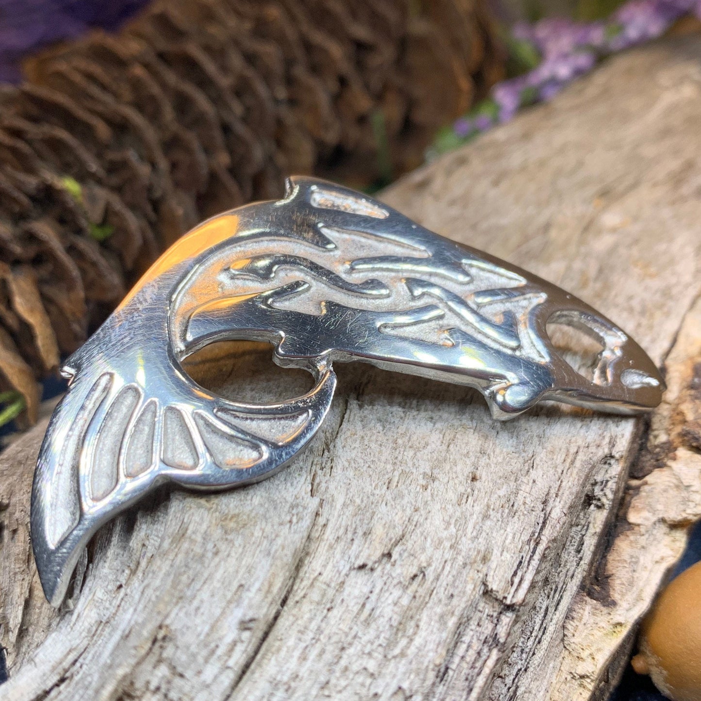 Salmon of Knowledge Brooch, Celtic Jewelry, Irish Jewelry, Teacher Gift, Mom Gift, Anniversary Gift, Fish Pin, Sea Jewelry, Nature Jewelry