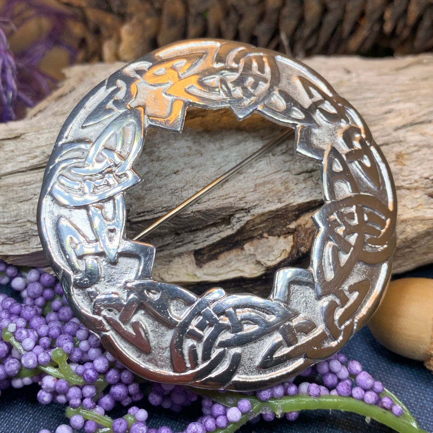 Celtic Brooch, Celtic Jewelry, Irish Jewelry, Scotland Brooch, Celtic Knot Brooch, Anniversary Gift, Celtic Knot Pin, Ireland Gift, Norse