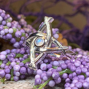 Saint Brigid's Cross Ring, Irish Ring, Celtic Cross Ring, Boho Ring, Ireland Jewelry, Celtic Jewelry, Wiccan Ring, Boho Moonstone Ring