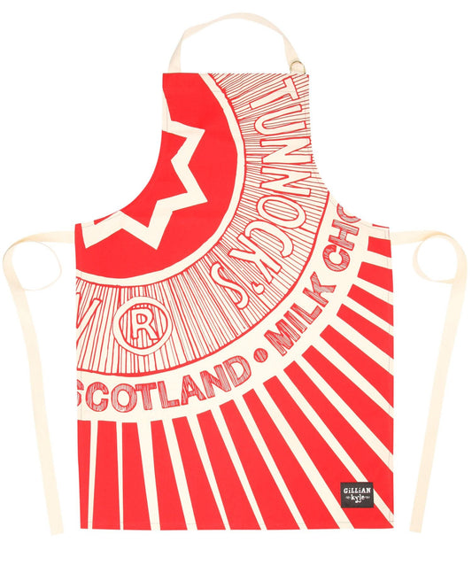 Tunnock's Tea Cake Apron, Scotland Gift, Scottish Food Apron, Scottish Candy, Outlander Gift, Scots Tea Cake Gift, Mom Gift, Sister Gift