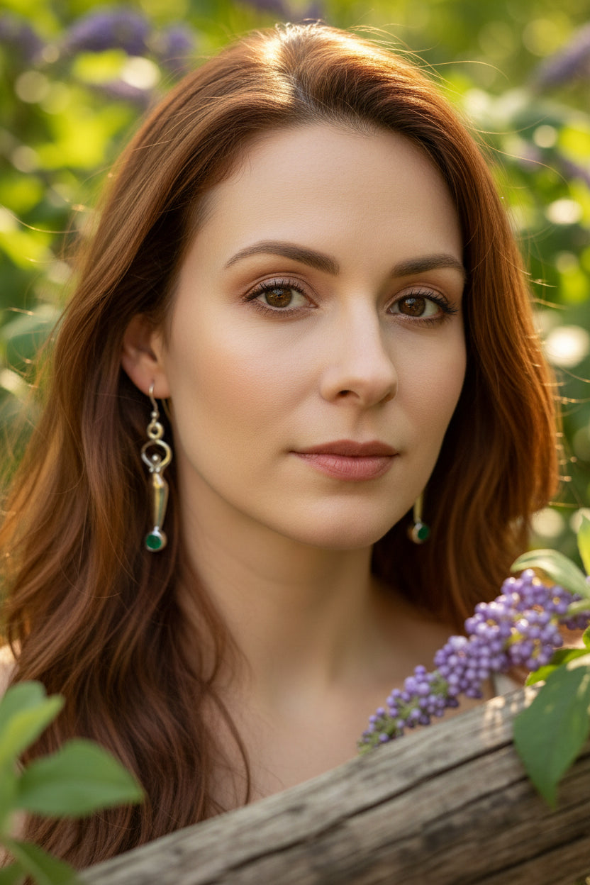 Chalcedony Goddess Earrings — view 5