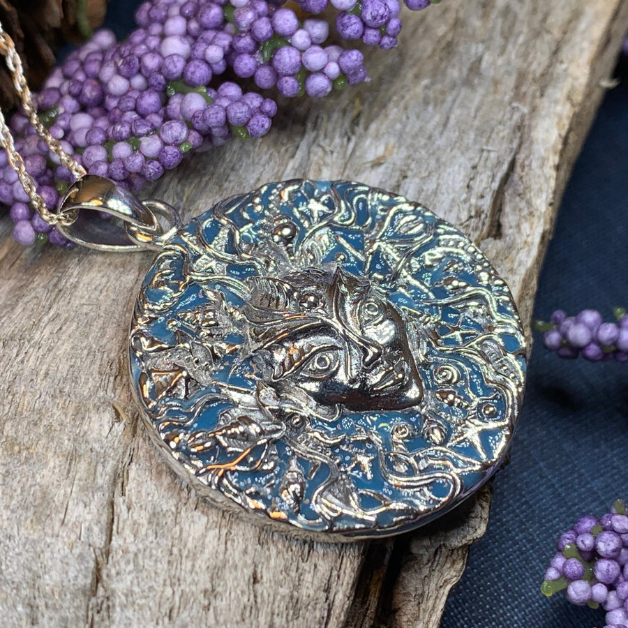 Sea Goddess Necklace, Goddess Pendant, Celtic Jewelry, Ocean Jewelry, Anniversary Gift, Wiccan Jewelry, Pagan Jewelry, Beach Jewelry, Shell