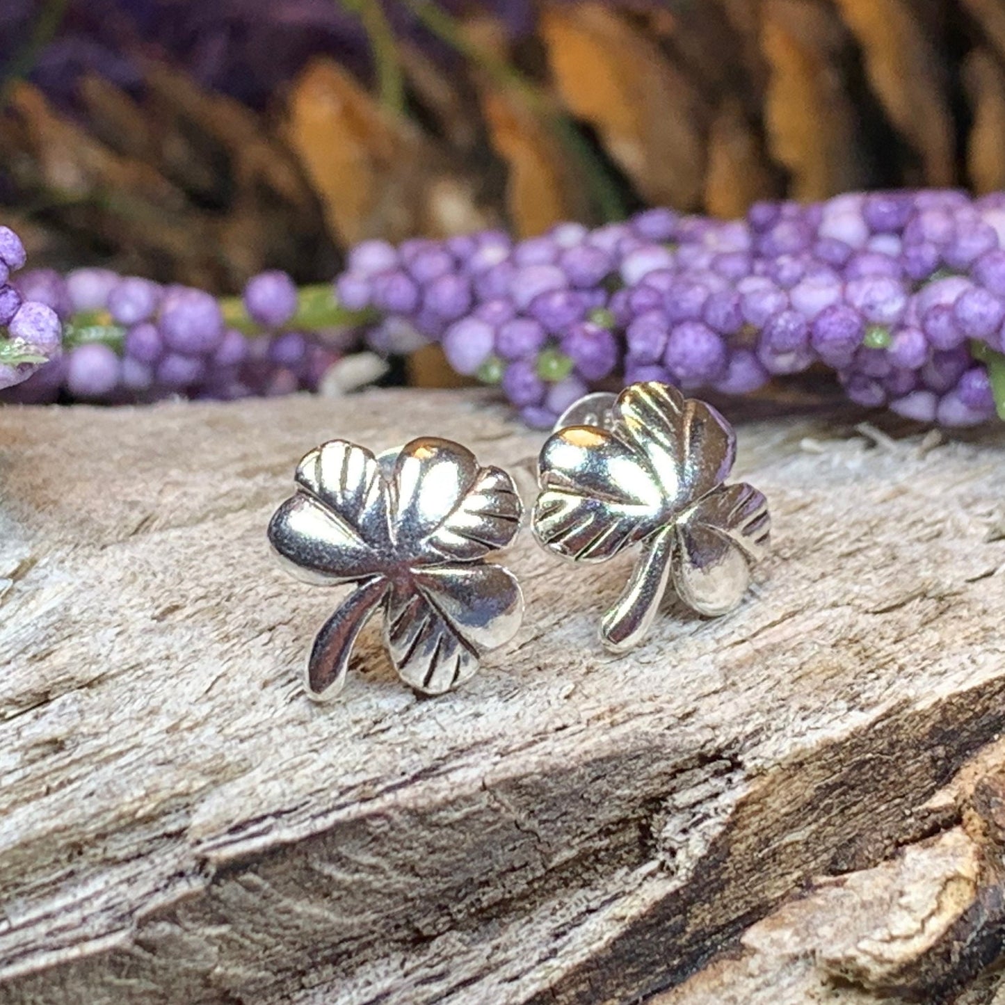 Shamrock Earrings, Celtic Jewelry, Celtic Knot, Clover Jewelry, Anniversary Gift, Irish Jewelry, Graduation Gift, Wife Gift, Girlfriend Gift