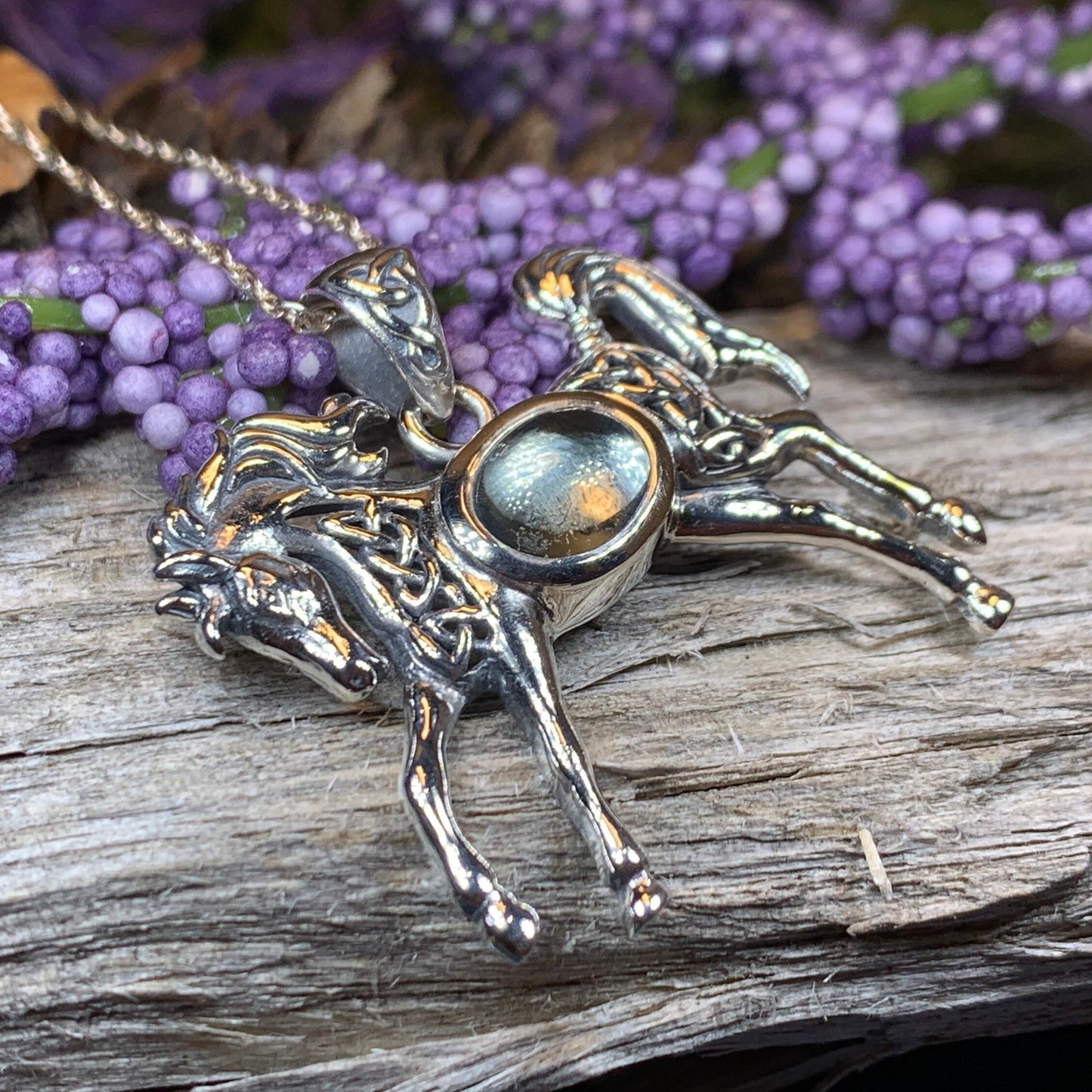 Finbar Horse Necklace — view 9