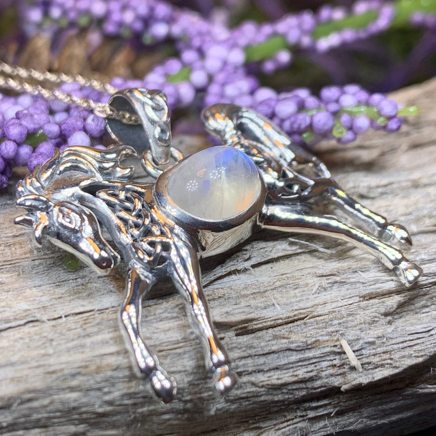 Finbar Horse Necklace — view 8