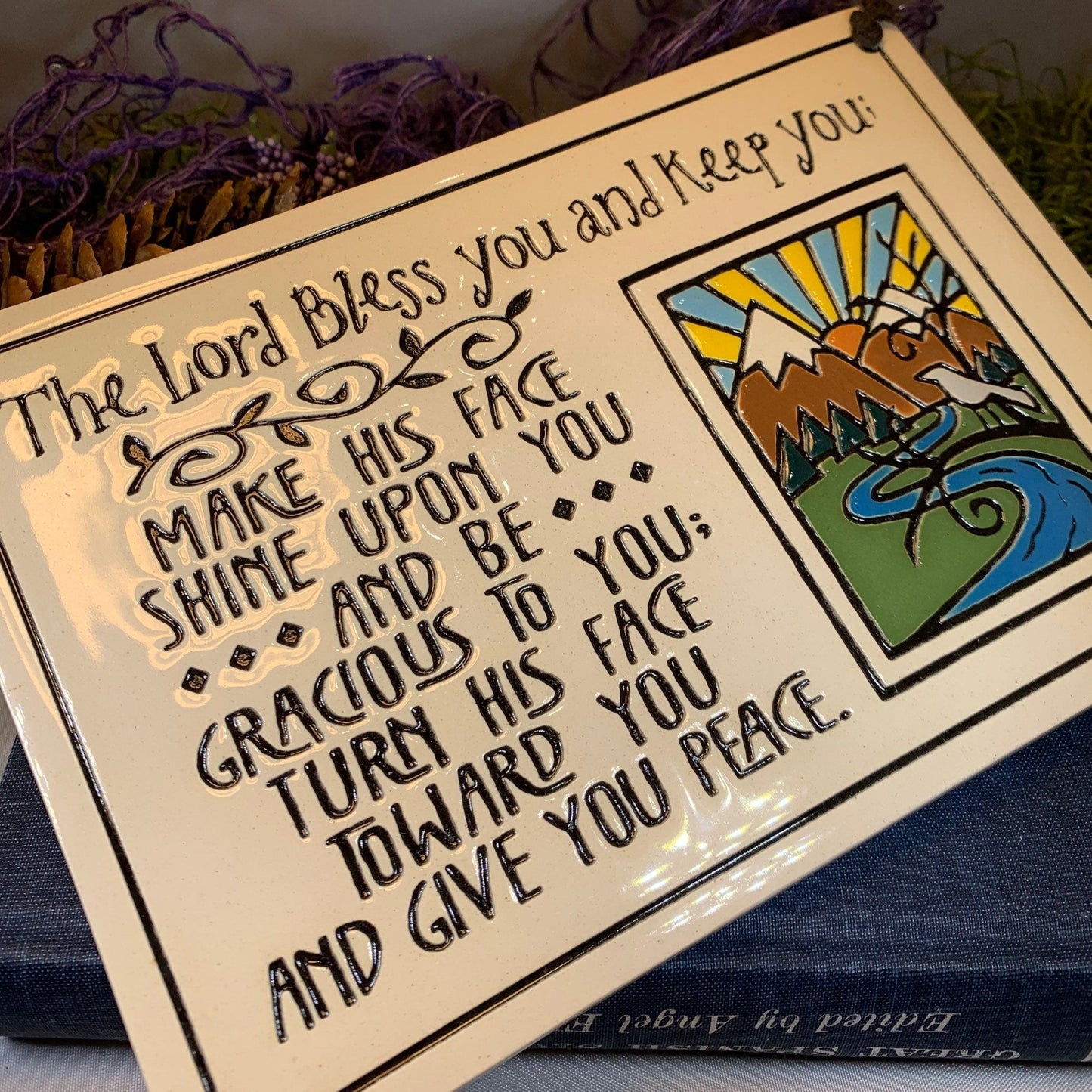 Lord Bless and Keep You Blessing Wall Art — view 3