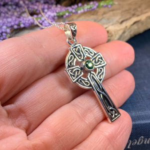Celtic Cross Necklace, Irish Jewelry, Celtic Jewelry, Ireland Cross Pendant, Scotland Jewelry, First Communion Gift, Confirmation Gift