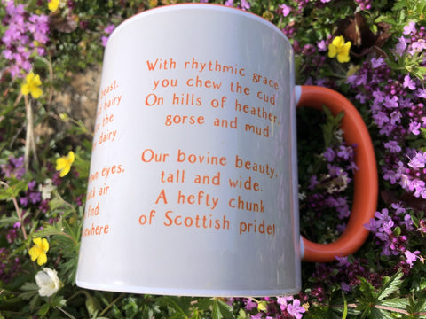 Load image into Gallery viewer, Highland Cow Mug, Scotland Gift, Scottish Mug, Ceramic Mug, Cow Lover Gift, Outlander Gift, Coffee Mug Gift, Mom Gift, Dad Gift, Wife Gift
