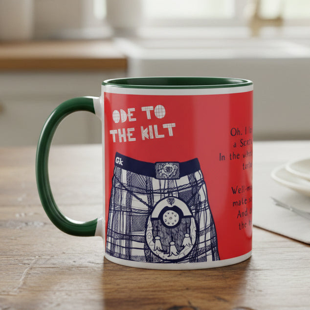 Kilt Lover Mug, Scotland Gift, Scottish Mug, Ceramic Mug, Bagpiper Gift, Outlander Gift, Coffee Mug Gift, Mom Gift, Dad Gift, Wife Gift
