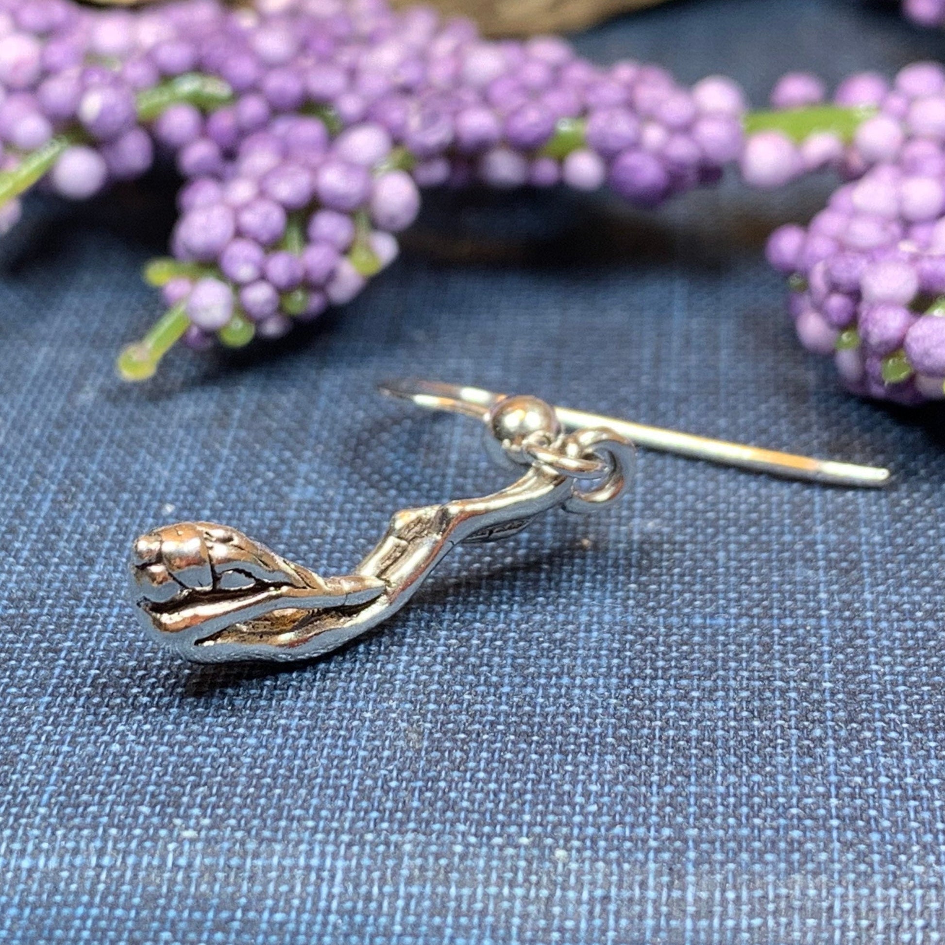 Diver Earrings, Ocean Jewelry, Sea Jewelry, Diver Gift, Swimmer Gift, Mom Gift, Beach Jewelry, Wife Gift, Girlfriend Gift, Diving Jewelry