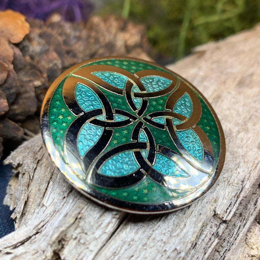 Celtic Brooch, Celtic Jewelry, Irish Jewelry, Scotland Jewelry, Anniversary Gift, Viking Brooch, Enamel Celtic Pin, Sister Gift, Mom Gift