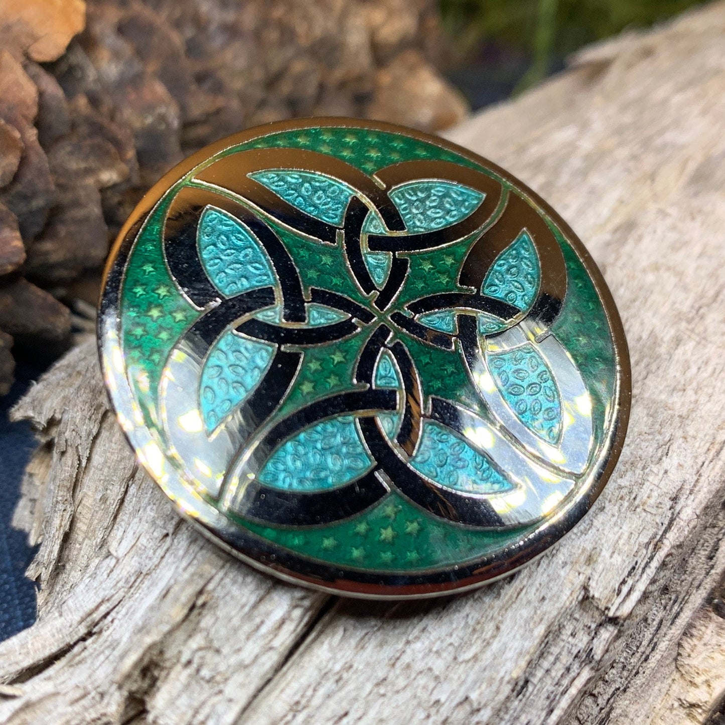 Celtic Brooch, Celtic Jewelry, Irish Jewelry, Scotland Jewelry, Anniversary Gift, Viking Brooch, Enamel Celtic Pin, Sister Gift, Mom Gift