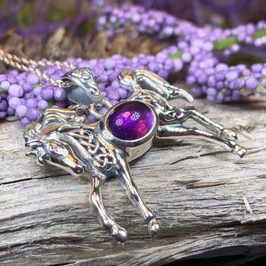 Finbar Horse Necklace — view 3