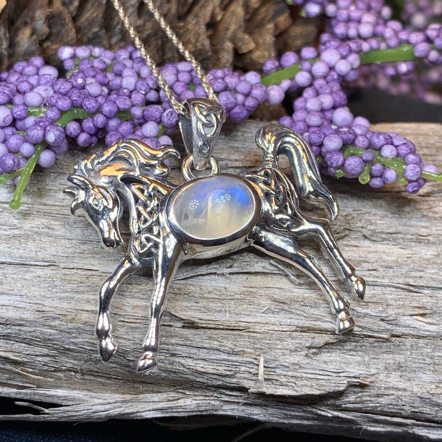 Finbar Horse Necklace — view 4