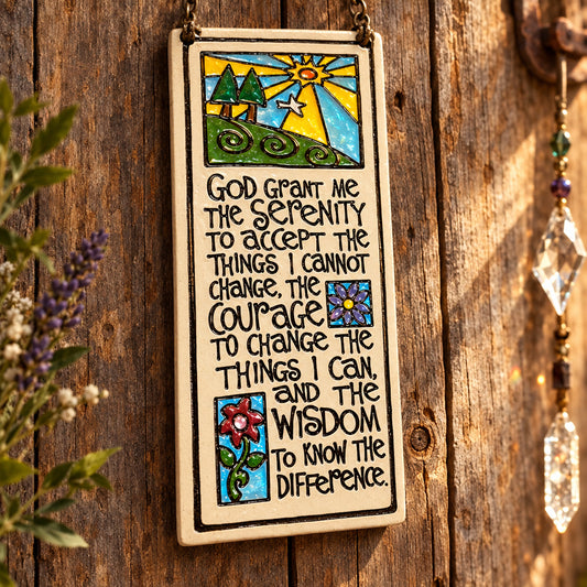 Serenity Prayer Blessing Wall Art — view 3