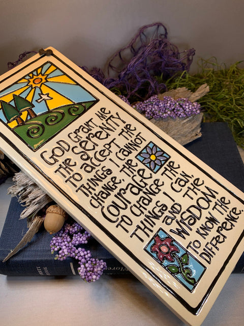 Load image into Gallery viewer, Irish Blessing Wall Art, Ireland Gift, Ceramic Wall Plaque, New Home Gift, Mother's Day Gift, Wedding Gift, Irish Decor, Religious Prayer
