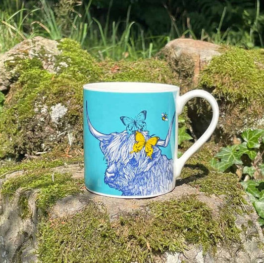 Highland Cow Mug, Scotland Gift, Scottish Mug, Ceramic Mug, Cow Lover Gift, Outlander Gift, Coffee Mug Gift, Mom Gift, Dad Gift, Wife Gift