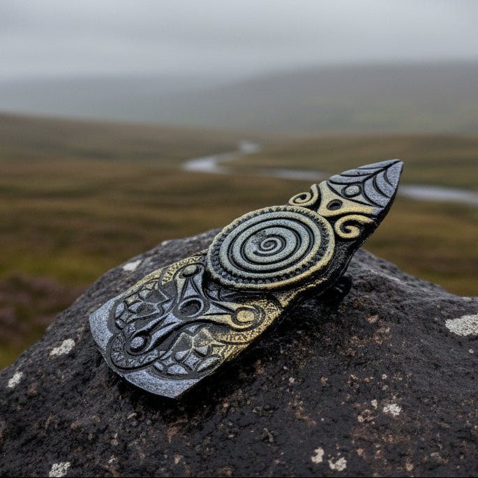 Viking Brooch, Norse Warrior Gift, Scotland Jewelry, Scotland Pin, Pagan Brooch, Celtic Pin, Scottish Gift, Mom Gift, Celtic Jewelry