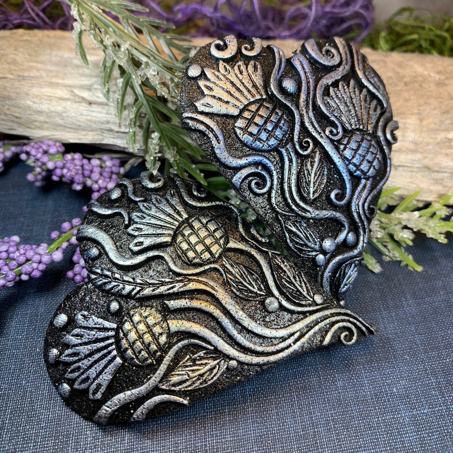 Thistle Brooch, Scotland Jewelry, Celtic Brooch, Scarf Pin, Coat Pin, Flower Jewelry, Nature Jewelry, Scottish Gift, Wiccan Jewelry