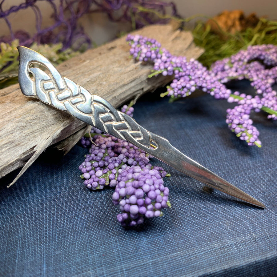 Celtic Kilt Pin, Scottish Jewelry, Scotland Kilt Pin, Tartan Pin, Anniversary Gift, Bagpiper Gift, Scotland Pin, Viking Jewelry, Tartan Pin