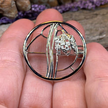 Load image into Gallery viewer, Mackintosh Brooch, Scotland Jewelry, Scottish Pin, Silver Celtic Pin, Scarf Pin, Art Deco Jewelry, Mom Gift, Wife Gift, Graduation Gift
