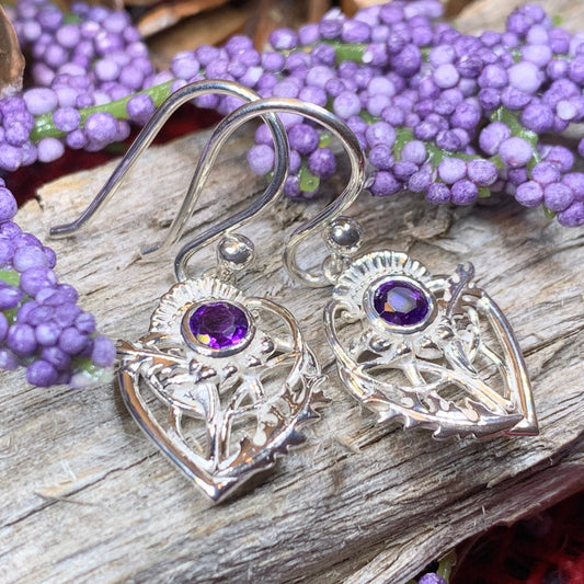 Thistle Earrings, Celtic Jewelry, Scotland Jewelry, Outlander Jewelry, Girlfriend Gift, Sister Gift, Mom Gift, Nature Jewelry, Wife Gift