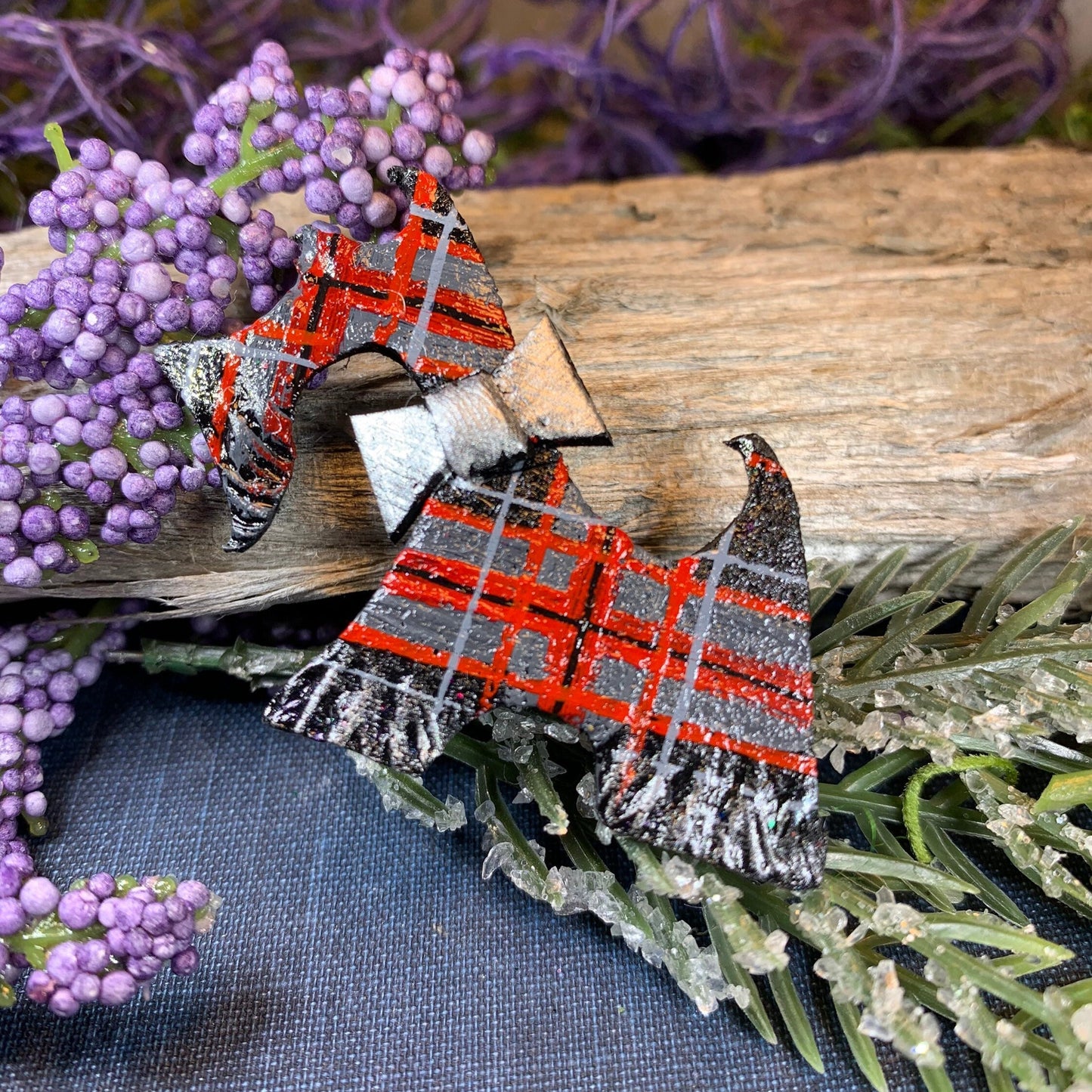 Dog Scottish Brooch, Dog Lover Gift, Scotland Jewelry, Dog Pin, Scarf Pin, Celtic Pin, Dog Jewelry, Scottish Terrier Gift, Scotland Pin