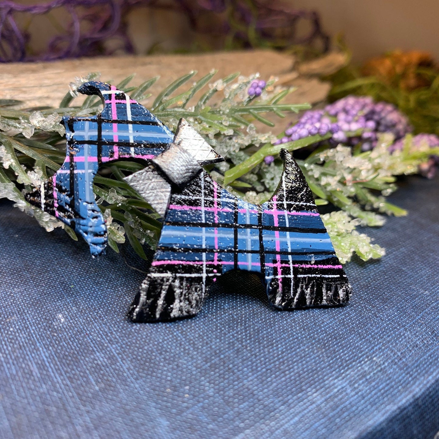 Dog Scottish Brooch, Dog Lover Gift, Scotland Jewelry, Dog Pin, Scarf Pin, Celtic Pin, Dog Jewelry, Scottish Terrier Gift, Scotland Pin