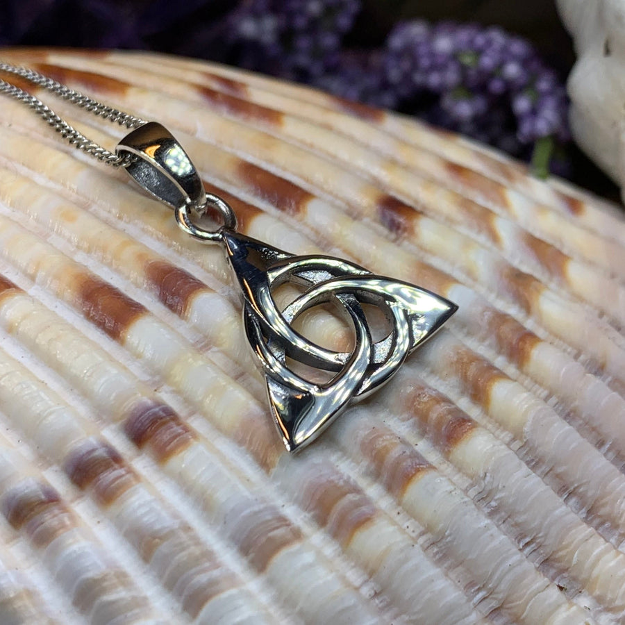 Trinity Knot Necklace, Celtic Jewelry, Irish Jewelry, Triquetra Jewelry, Scotland Jewelry, Silver Celtic Knot, Anniversary Gift, Mom Gift