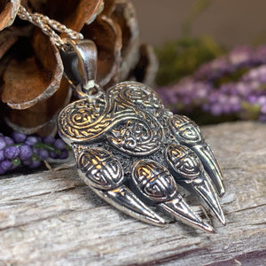 Bear Claw Necklace, Bear Jewelry, Celtic Jewelry, Animal Jewelry, Viking Jewelry, Norse Jewelry, Wiccan Jewelry, Pagan Jewelry, Wolf Paw
