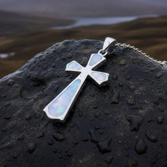 Celtic Cross Necklace, Irish Jewelry, Religious Gift, Anniversary Gift, Silver Cross, First Communion Gift, Baptism Cross, Confirmation Gift