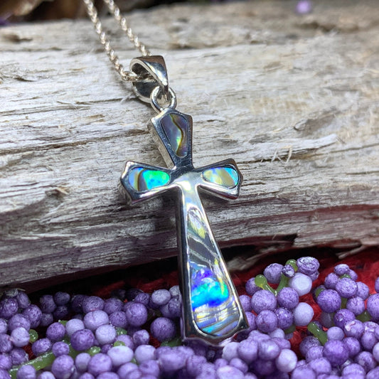 Celtic Cross Necklace, Irish Jewelry, Religious Gift, Anniversary Gift, Silver Cross, First Communion Gift, Baptism Cross, Confirmation Gift