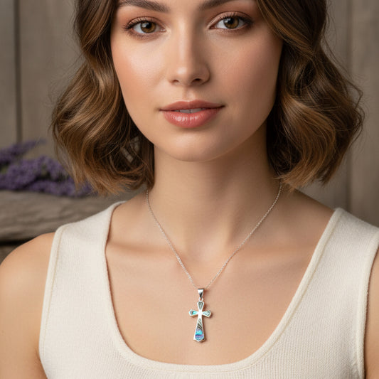 Celtic Cross Necklace, Irish Jewelry, Religious Gift, Anniversary Gift, Silver Cross, First Communion Gift, Baptism Cross, Confirmation Gift