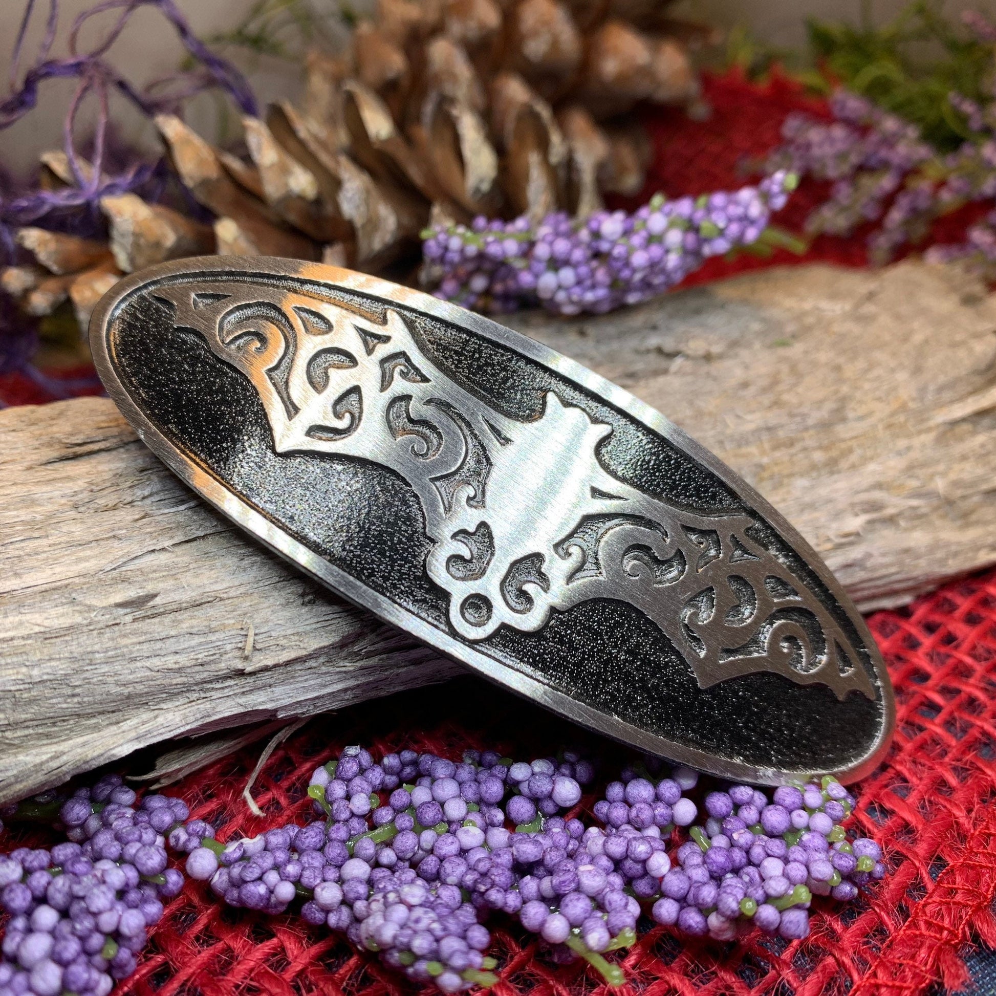 Gothic Bat Hair Clip — view 8