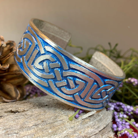 Load image into Gallery viewer, Celtic Knot Bracelet, Celtic Jewelry, Irish Bangle Bracelet, Scotland Jewelry, Ireland Jewelry, Celtic Cuff, Wife Gift, Girlfriend Gift
