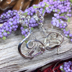Bluebell Earrings, Anniversary Gift, Scotland Jewelry, Flower Jewelry, Celtic Jewelry, Nature Jewelry, Scottish Jewelry, Flower Earrings