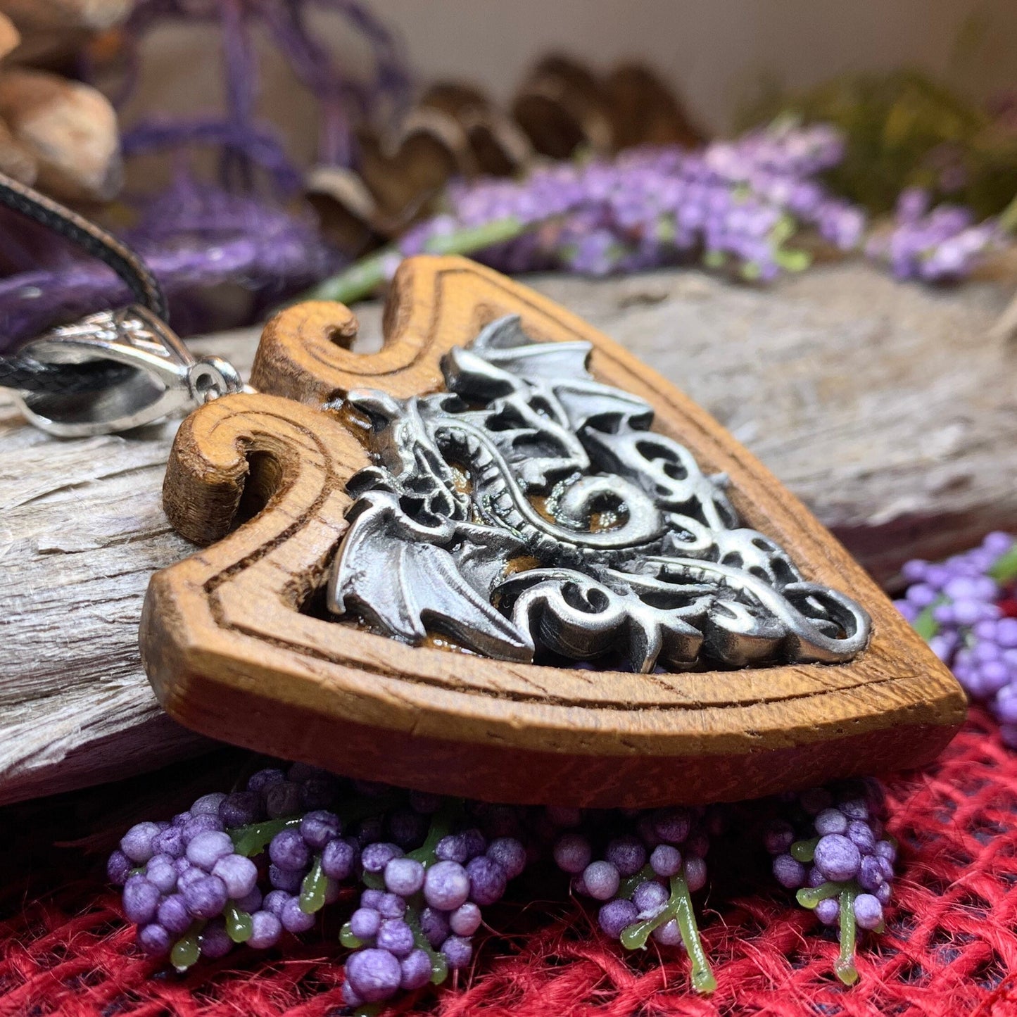 Dragon Necklace, Celtic Necklace, Irish Jewelry, Norse Jewelry, Scotland Jewelry, Anniversary Gift, Boho Jewelry, Fantasy Pendant