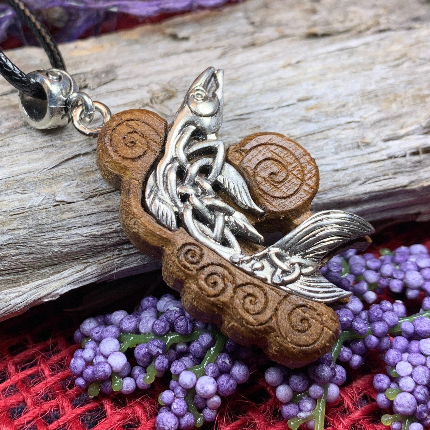 Salmon of Knowledge Necklace, Celtic Necklace, Irish Jewelry, Norse Jewelry, Fish Jewelry, Anniversary Gift, Boho Jewelry, Ireland Gift