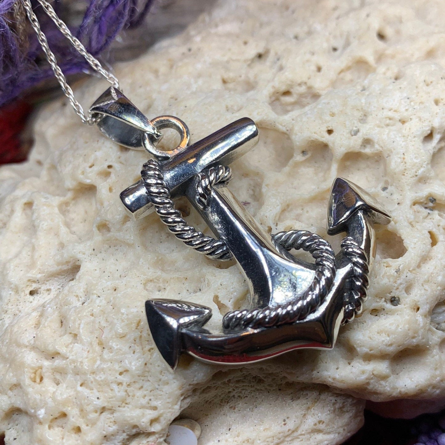 Anchor Necklace, Nautical Jewelry, Inspirational Jewelry, Hope Necklace, Retirement Gift, New Beginnings Gift, Ocean Jewelry, Dad Gift