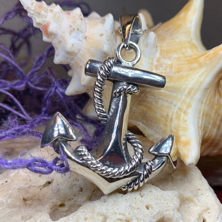 Anchor Necklace, Nautical Jewelry, Inspirational Jewelry, Hope Necklace, Retirement Gift, New Beginnings Gift, Ocean Jewelry, Dad Gift