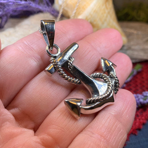 Load image into Gallery viewer, Anchor Necklace, Nautical Jewelry, Inspirational Jewelry, Hope Necklace, Retirement Gift, New Beginnings Gift, Ocean Jewelry, Dad Gift
