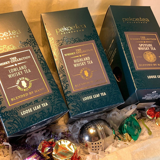 Scottish Whisky Tea Gift Box, Scotland Gift, Scottish Loose Tea Gift, Whiskey Lover Gift, New Home Gift, Get Well Gift, Thank You Gift