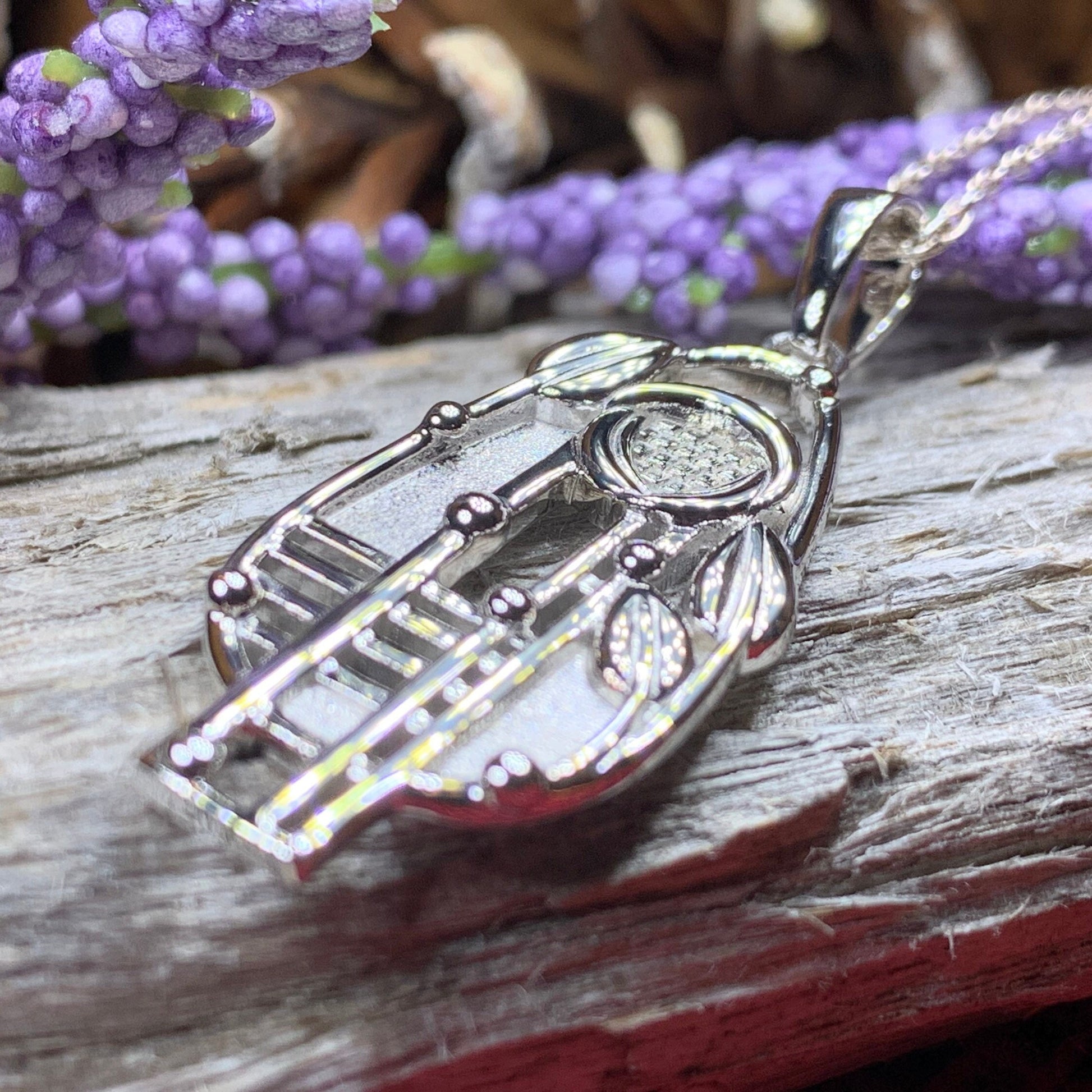 Mackintosh Necklace, Scottish Jewelry, Art Deco Pendant, Celtic Jewelry, Glasgow Pendant, Anniversary Gift, Scotland Necklace, Wife Gift